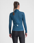SPORTFUL Cycling winter long sleeve jersey - MONOCROM THERMAL - blue