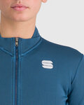 SPORTFUL Cycling winter long sleeve jersey - MONOCROM THERMAL - blue