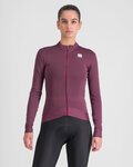 SPORTFUL Cycling winter long sleeve jersey - MONOCROM THERMAL - purple