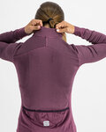SPORTFUL Cycling winter long sleeve jersey - MONOCROM THERMAL - purple
