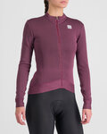 SPORTFUL Cycling winter long sleeve jersey - MONOCROM THERMAL - purple