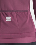 SPORTFUL Cycling winter long sleeve jersey - MONOCROM THERMAL - purple