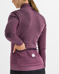 SPORTFUL Cycling winter long sleeve jersey - MONOCROM THERMAL - purple