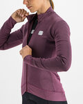 SPORTFUL Cycling winter long sleeve jersey - MONOCROM THERMAL - purple