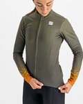 SPORTFUL Cycling winter long sleeve jersey - ROCKET THERMAL - green