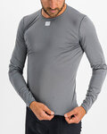 SPORTFUL Cycling long sleeve t-shirt - MIDWEIGHT LAYER - grey