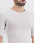 SPORTFUL Cycling short sleeve t-shirt - MIDWEIGHT LAYER - white