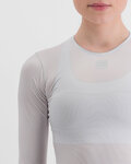 SPORTFUL Cycling long sleeve t-shirt - MIDWEIGHT W - white