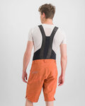 SPORTFUL Cycling shorts without bib - CLIFF GIARA - orange