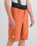 SPORTFUL Cycling shorts without bib - CLIFF GIARA - orange