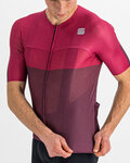 SPORTFUL Cycling short sleeve jersey - LIGHT PRO - bordeaux