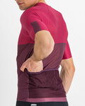 SPORTFUL Cycling short sleeve jersey - LIGHT PRO - bordeaux