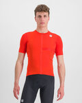 SPORTFUL Cycling short sleeve jersey - MATCHY - red