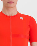 SPORTFUL Cycling short sleeve jersey - MATCHY - red