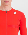 SPORTFUL Cycling summer long sleeve jersey - MATCHY - red