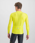 SPORTFUL Cycling summer long sleeve jersey - MATCHY - yellow