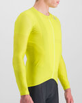 SPORTFUL Cycling summer long sleeve jersey - MATCHY - yellow