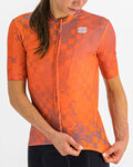 SPORTFUL Cycling short sleeve jersey - ROCKET - orange