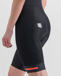 SPORTFUL Cycling bib shorts - NEO - black/red