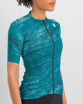 SPORTFUL Cycling short sleeve jersey - CLIFF SUPERGIARA - turquoise