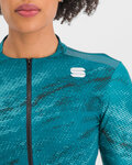 SPORTFUL Cycling short sleeve jersey - CLIFF SUPERGIARA - turquoise