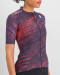 SPORTFUL Cycling short sleeve jersey - CLIFF SUPERGIARA - purple