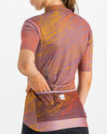 SPORTFUL Cycling short sleeve jersey - CLIFF SUPERGIARA - purple/orange