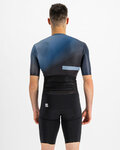 SPORTFUL Cycling skinsuit - BOMBER - black/blue