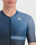 SPORTFUL Cycling skinsuit - BOMBER - black/blue