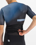 SPORTFUL Cycling skinsuit - BOMBER - black/blue