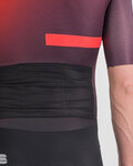SPORTFUL Cycling skinsuit - BOMBER - black/purple