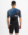 SPORTFUL Cycling skinsuit - BOMBER - black/blue