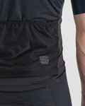 SPORTFUL Cycling short sleeve jersey - BOMBER - black/blue