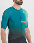 SPORTFUL Cycling short sleeve jersey - BOMBER - green