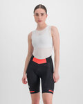 SPORTFUL Cycling shorts without bib - NEO - black/red