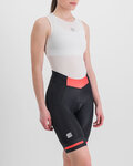 SPORTFUL Cycling shorts without bib - NEO - black/red