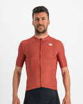 SPORTFUL Cycling short sleeve jersey - CHECKMATE - red
