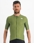 SPORTFUL Cycling short sleeve jersey - CHECKMATE - green