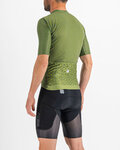 SPORTFUL Cycling short sleeve jersey - CHECKMATE - green