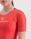 SPORTFUL Cycling short sleeve t-shirt - PRO BASELAYER - red