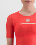 SPORTFUL Cycling short sleeve t-shirt - PRO BASELAYER - red