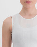 SPORTFUL Cycling sleeve less t-shirt - PRO BASELAYER - white