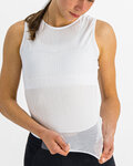 SPORTFUL Cycling sleeve less t-shirt - PRO BASELAYER - white