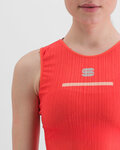 SPORTFUL Cycling sleeve less t-shirt - PRO BASELAYER - red