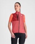 SPORTFUL Cycling gilet - SUPERGIARA LAYER - pink
