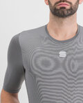 SPORTFUL Cycling short sleeve t-shirt - FIANDRE THERMAL - grey