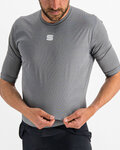 SPORTFUL Cycling short sleeve t-shirt - FIANDRE THERMAL - grey