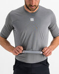 SPORTFUL Cycling short sleeve t-shirt - FIANDRE THERMAL - grey