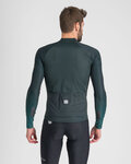 SPORTFUL Cycling winter long sleeve jersey - BODYFIT PRO - green