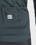 SPORTFUL Cycling winter long sleeve jersey - BODYFIT PRO - green